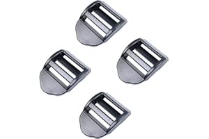 Baikeen Adjustable Lock Ladder Adjuster - 20mm, 25mm, 32mm, 38mm, 50mm Plastic Ladderlock Slider Buckle for Backpack, Webbing, Straps, Bags