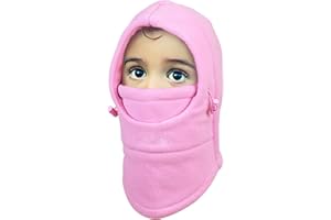 ZoomSky Kids Balaclavas Hat Windproof Face Cover Cap Winter Neck Warmer Outdoor Sport Ski Snowboarding Cycling Neckerchief Headwear