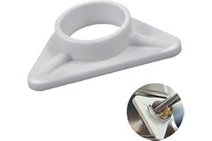 JEIIBRZUI Estabilizador de refuerzo de fregadero, 1 pieza, en color blanco, para grifos en fregaderos de acero inoxidable, estabilizador contra oscilación, refuerzo de plástico para fregadero, plástico