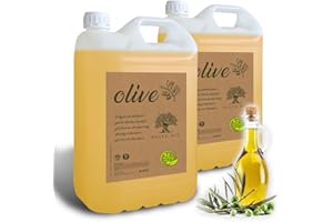 GPQ - Gel/Shampoo 2in1 OLIVE | 2 Tanica x 5 L. | 92% Natural Origin | Servizi Hotel | Con Olio di Oliva, Senza Parabeni | Hotel, B&B, Camping, Agriturismo, Crociera, Gym | Prodotto nell'UE