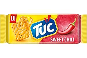 ‎TUC TUC Sweet Chili – Knusprige Cracker mit leichter Schärfe – 100g