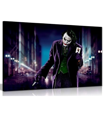 Batman Joker Killing Joke Leinwanddruck – 30x20 Zoll (A1), Hochwertiger Kunstdruck Von Panther Print