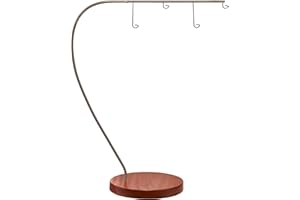 Sonic Energy Cosmic Bamboo Chime Stand – Stilvoller Halter für 4 Klangspiel Instrumente – 47,3 x 58,5 cm – Aus Ki Bawang Holz und Stahl (CBCS4)