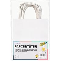 Folia. 21800 - Las Bolsas De Papel, 18 X 8 X 21 Cm, 20 PC, Color