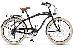 VIA VENETO BY CANELLINI Via Veneto Cruiser, Cadre en Aluminium, 6 Vitesses, 26" by Airbici