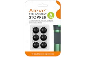 AIEVE 6 sztuk gumowych stoperów uszczelniających do kubków termicznych Contigo Snapseal Byron i kubków podróżnych Huron Snapseal, część zamienna do kubka termicznego, pokrywki kubka termicznego, 6 sztuk