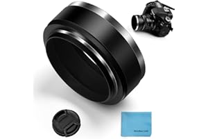 Fotover 67mm Metall Gegenlichtblende Sonnenblende Gegenlichtblende Objektivdeckel Objektivdeckel für Canon Nikon Sony Pentax Olympus Fuji Sumsung Tarmon Sigma Kamera