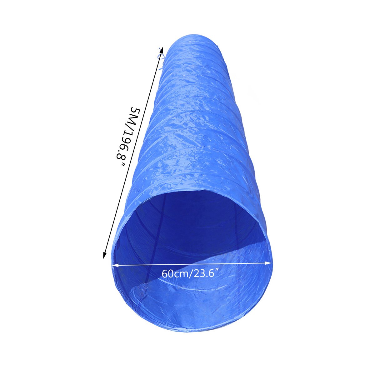 OHANA 5 Meters XL Large Dog Agility Tunnel, Dog Obstacle Equipment