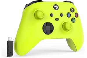 DYONDER 2.4G Wireless Controller compatibile con Xbox One, Xbox Series X/S, Xbox One X/S, PC Windows 7/8/10, (Green)