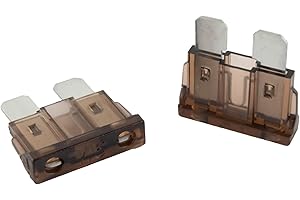 5 szt. SeKi Standard ATO bezpiecznik płaski 7,5 A brązowy; bezpiecznik samochodowy 19 mm bezpiecznik płaski 32 V/DC łódź przyczepa kempingowa