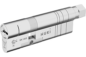 Nuki Universal Cylinder, Schließzylinder für Nuki Smart Lock, Höchste Sicherheitsklasse SKG***, Not- und Gefahrenfunktion, Se