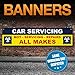 Produktbild Auto Service Mot Dienstleistungen Reparaturen Banner (za162), Standard - 1300mm x 330mm