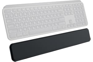 ‎LOGITECH Logitech MX Palm Rest (für MX Keys, Rutschfestes Premium-Material für Komfort bei stundenlangem Tippen) - Graphit