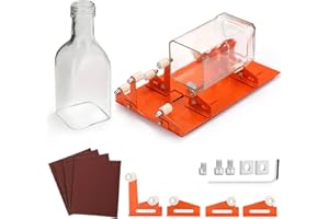 Bottle Cutter, FIXM Aktualisierte Flaschenschneider für verschiedener Größen & Formen wie Runde, Rechteckige, Ovale Flasche & Flaschenhals mit Extra Stütze für DIY Kreationen