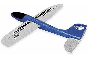 JAMARA 460305 - Pilo Schaumwurfgleiter EPP - 48cm Spannweite, Super leicht, Fast unzerstörbar, Looping, Gleitflug, weiß/blau