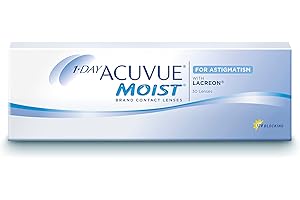 1-DAY ACUVUE® MOIST for ASTIGMATISM - Lentillas diarias - protección UV - 30 lentes