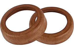 Bahan alamy Set di 2 guarnizioni in pelle per manico pompa tipo 75, manicotti in pelle, per pompa a pistone tipo 75