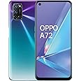 OPPO A72 Smartphone , Display 6.5'' LCD, 4, Fotocamere,128GB Espandibili, RAM 4GB, Batteria 5000mAh, Dual Sim, 2020 [Versione