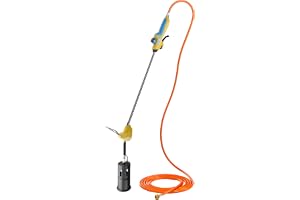 GLORIA Ogräsbrännare Thermoflamm E+ Turbo Set | För DE-gasflaskor | Gasbrännare med turbomunstycke & 5 m slang