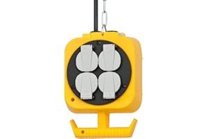 Brennenstuhl 1151760 Noir, Blanc, Jaune