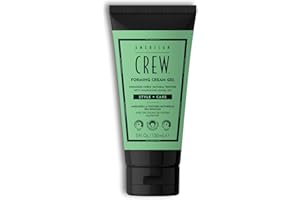American Crew Forming Cream Gel, Crema Ibrida Capelli, Definizione dei Ricci e Nutrimento, Media Tenuta con Protezione Anti-crespo, Gel Naturale per Ricci da Uomo, 150ml