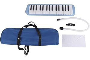 LIEBEWH Mouth Piece Melodica Instrument with 32 Key Piano Keyboard Melodica for Beginners Musical Education Instrument (Blue)