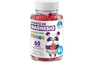 DR. MORITZ Kids Calm Magnesio Gominolas para Niños sin Azúcar - Gomitas para Dormir - Suplemento Magnesio Niños y Adultos Sin Gluten y Vegetarianas (60 unidades)