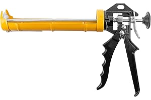 Hardy Working Tools – Pistola per cartucce standard 280-310 ml, Serie 14 – Pistola in acciaio per silicone, mastice e giunzioni