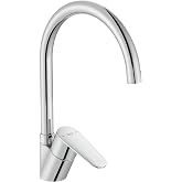 Roca A5A8E4FC00 Kitchen Mixer, Victoria Plus Collection, Chrome