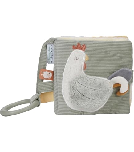 Sterntaler Dino Rexi Stoffbuch - Weiches Fühlbuch Für Babys Mit Knistereffekt & Spiegel