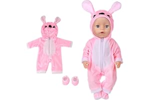 YITULOU Ropa para Muñecas Bebé 14-18 Inch, Ropa de Muñecos para Muñecas Bebé 35-43 cm, Conjunto de Ropa de Muñeca,Juego de Disfraz de Muñeca para Niños y Niñas(no muñecas)