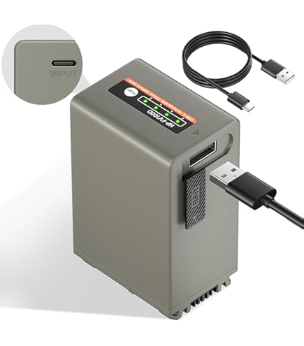 Batteria Sony AX53 - Ricambio Compatibile NP-FV70, NP-FV50 | 2050mAh Per Handycam 4K - Foto 11