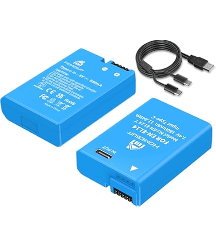 Accu voor de Nikon D3100 - Batterij type: EN-EL14 / ENEL14 - 1030 mAh