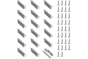 MUZHUPGUZ 17 Piezas Amortiguador de Puerta de Muebles, Amortiguador Puerta Cocina, Amortiguadores de Puerta de Armario de Cierre Suave para Muebles, Puertas de Armario, Reducción de Ruido