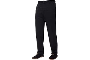 BRAND KRUZE Kruze Mens Elasticated Waist Rugby Trousers Plain Casual Work Pants Drawstrings