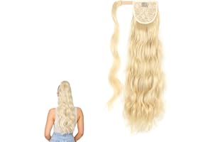 prinfantasy Long Ponytail Extension Wrap Around Hair Piece Synthetic Ponytails for Women Girl, MW137