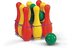 ‎ROLLY TOYS Rolly Toys Kegelspiel (9 teiliges Kegelspiel mit 2 Kugeln, Bowling Spiel, Outdoor-Spiel) 26 155 0 Mehrfarbig