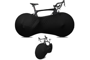Hshenjhu telo copri bicicletta da esterno, Copri Bicicletta da Interno Esterno Antipolvere,Lavabile Copribicicletta Ruota Bici, Universale Copri Bicicletta per tutte le bici,160 x 52 x 66cm(Nero)