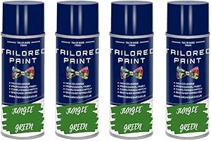 Tailored Paint Dead Plant Reviver Aerosol Paint Green Foliage - Gives Dead Shrubs, Hedges, Boxes a Second Life (4, Jungle Green)