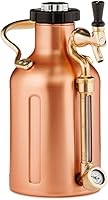 uKeg 64 Pressurized Growler for Craft Beer, Copper