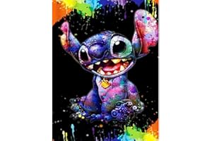 Lilingyu Diamond Painting Kits for Adults, 5D Stitch Diamond Art for Adults Kids Diamond Painting Kits Accessories Full Drill Kit Crystal Pictures Home Wall Decor Gifts 30x40cm