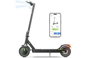iScooter Monopattino Elettrico Adulto, Monopattino Elettrico Pieghevole, 8,5" Pneumatico con App, Carico 100 kg, 3 Modalità di velocità, Autonomia 30KM, Leggero, Batteria 7,5Ah