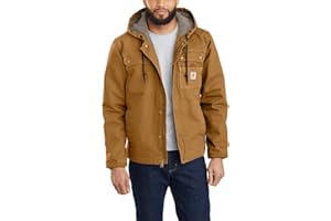 Carhartt Giacca Da Lavoro Vestibilità Comoda In Tessuto Washed Duck, Con Fodera In Tessuto Sherpa, Uomo