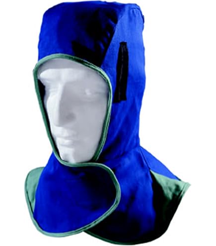 RIVERWELD Welding Hood Flame Retardant Fabric for Welders Match Welding Helmet Blue Color Work Safety Equipment Gear Head Protection
