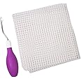 Bnf® Latch Hook Tool Set Mesh Canvas Carpet Hook for Carpet Art Crafts Rug Making Purple|Crafts | Needle|Crafts & Yarn | Rug Making | Latch Hooking | Latch Hooking Kits