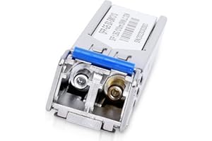 TOOLCO 1.25G SFP 1310nm Single-Mode Module SMF 1000Base-LX, Up to 20 km Transceiver for Cisco GLC-LH-SMD,Ubiquiti UniFi,Meraki MA-SFP-1GB-LX10,Intel,Fortinet,Mikrotik,D-Link,Netgear,TP-Link TL-SM311LS