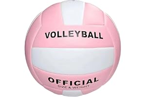 Super mjuk volleyboll officiell storlek 5, vattentät strandvolleyboll, mjuk träningsvolleyboll för utomhus och inomhus, perfekt för pool, strand, gym och sporthallar