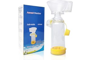 GLOBAL CARE MARKET Chambre d’espacement d’inhalateur pour enfants, chambre d’aérosol livrée avec masque, stérile dans un emballage scellé