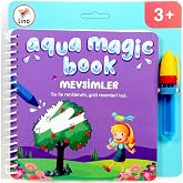 Lino (LIQ3K) LİNO AQUA MAGİC BOOK MEVSİMLER (SİHİRLİ BOYAMA KİTABI)
