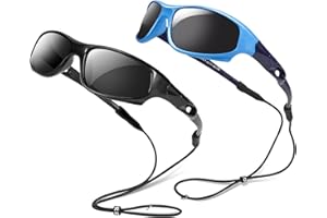Hifot Gafas de Sol Polarizadas para Bebé, Niño y Niña - Goma Suave, Deportivas, UV400 100% Protección